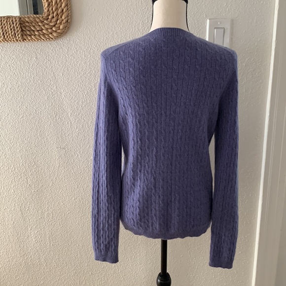 Charter Club 2 Ply 100% Cashmere sweater - Picture 3 of 9